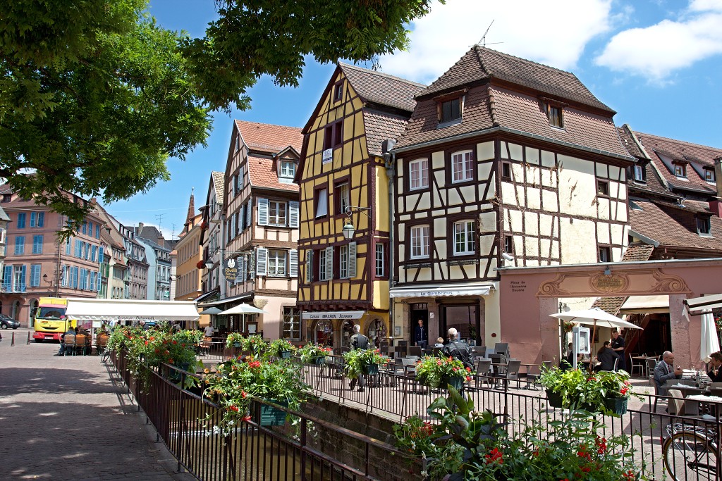 colmar hdr elzas france frankrijk haut-rhin haut rhin vogezen vosges klein venetie La Petite Venise
